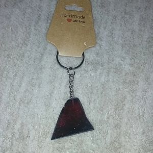 Stranger Things "Upside Down" Glass Shard Keychain